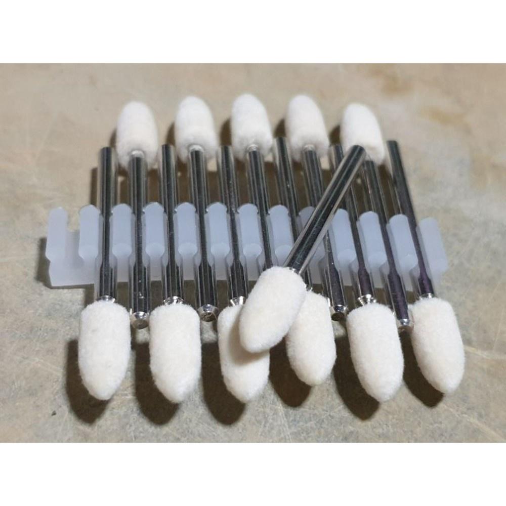 【七彩翡翠】3柄 進口羊毛磨頭 鏡面拋光 玉料拋光磨頭 搭 拋光膏 拋光臘 使用-細節圖5