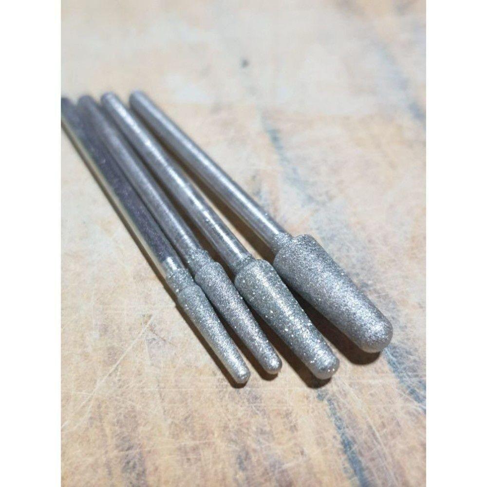 【七彩翡翠】2.35柄 B針 80目 400目 1200目 金剛砂磨頭 金剛砂磨棒 翡翠 玉石 雕刻-細節圖3