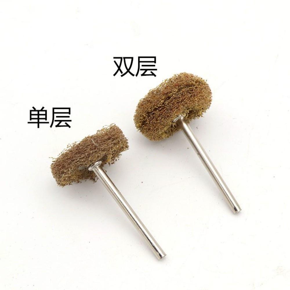 【七彩翡翠】2.35柄 3柄 菜瓜布磨頭 百潔布磨頭 去皮 打磨 除塵 除銹 拉絲 除氧化層-細節圖3