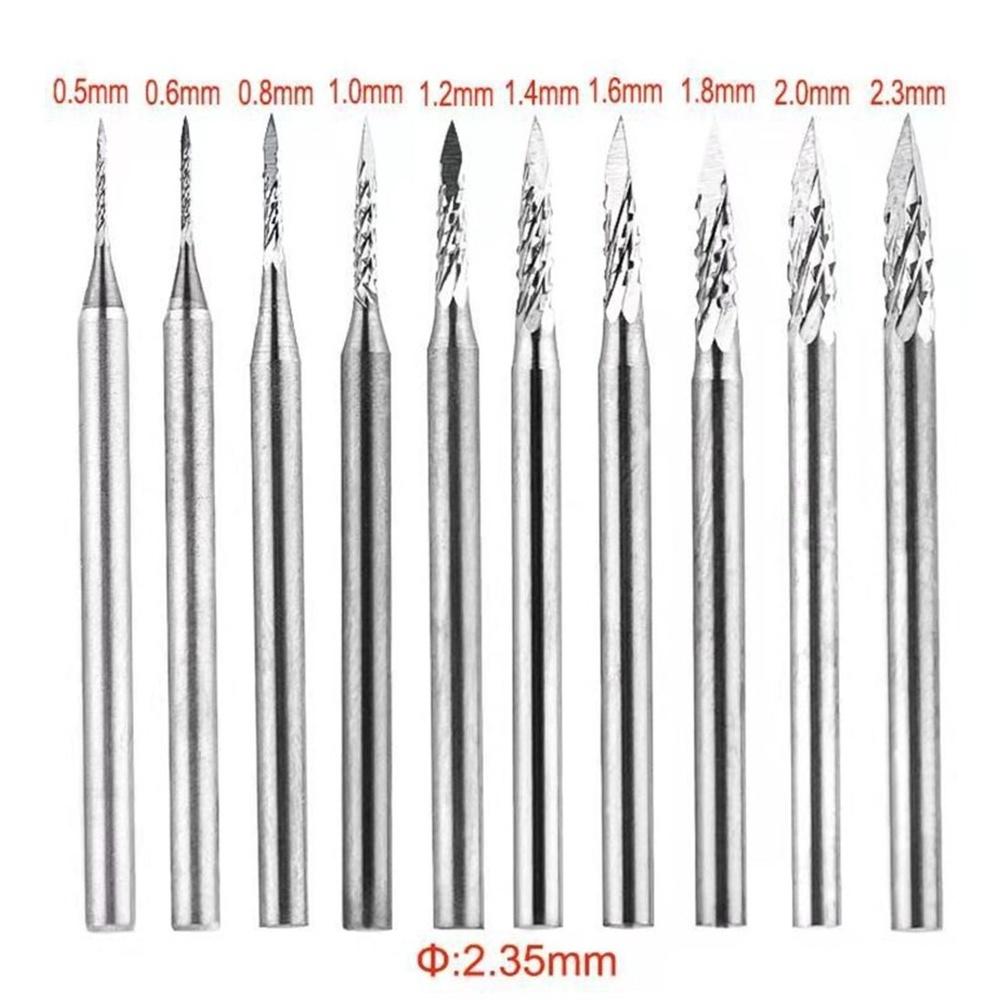 【七彩翡翠】2.35柄 鎢鋼 尖刀針 刺蝟 尖刀 尖針 木工 頭髮 輪廓 雕刻 磨頭 微雕 木雕-細節圖2