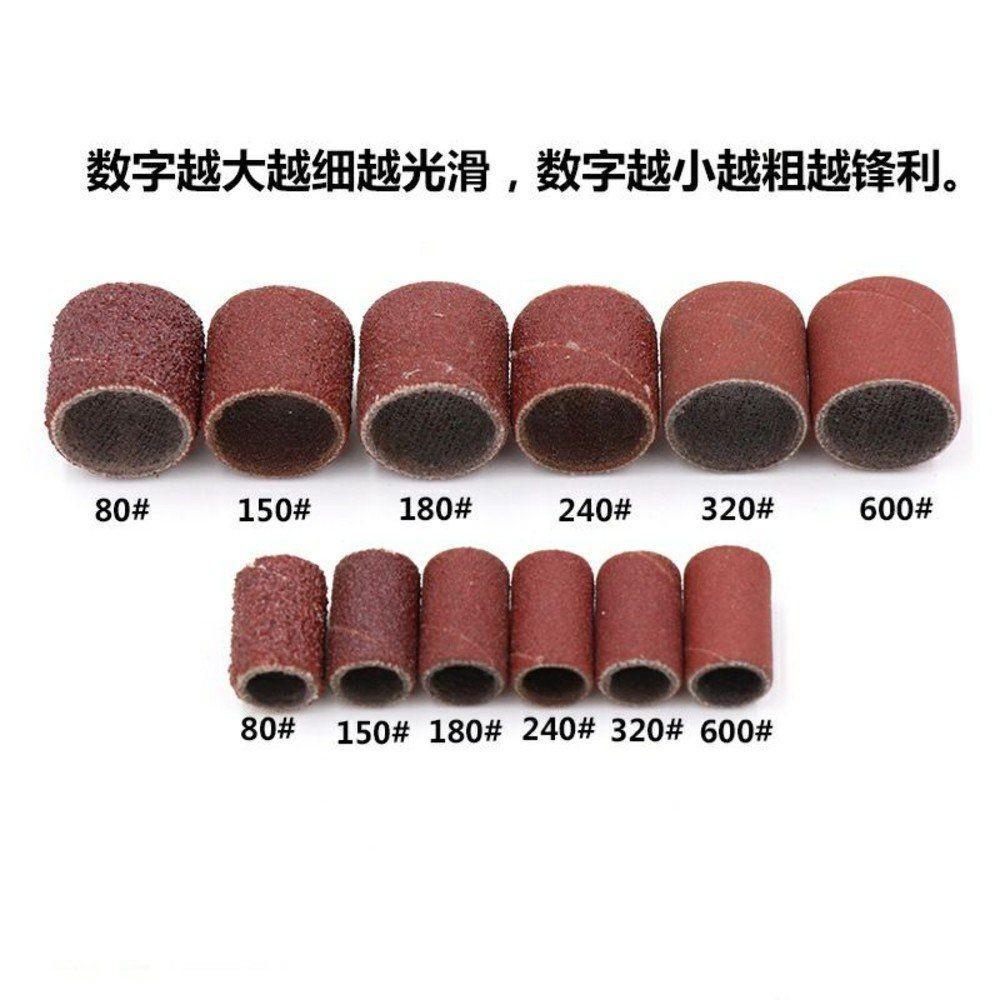 【七彩翡翠】2.35柄 砂紙 環型 砂紙圈 砂紙捲 磨頭 翡翠 玉石 木雕 美甲 金屬 打磨 除銹 拋光-細節圖3