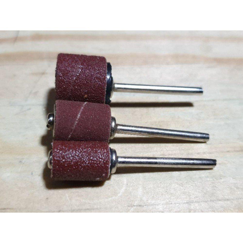 【七彩翡翠】2.35柄 砂紙 環型 砂紙圈 砂紙捲 磨頭 翡翠 玉石 木雕 美甲 金屬 打磨 除銹 拋光-細節圖9