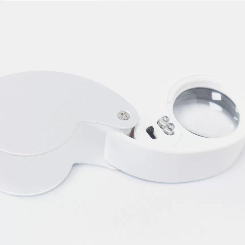 【七彩翡翠】鋁合金 隨身型 LED 40倍 放大鏡 翡翠 珠寶 玉石 鑑定-細節圖5