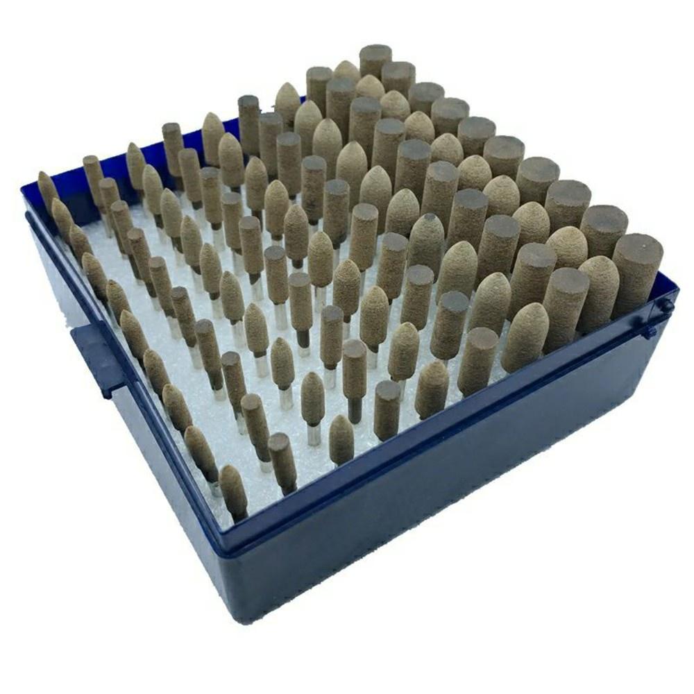 【七彩翡翠】2.35柄 3柄 紅剛玉磨頭，牛皮磨頭，芝麻磨頭，橡膠磨頭，羊毛磨頭，綜合磨頭磨棒，打磨-細節圖2