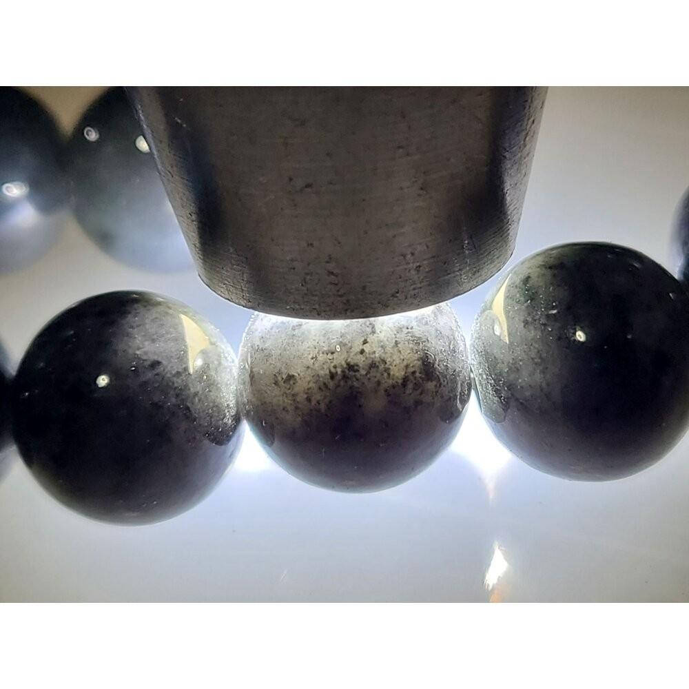 【七彩翡翠】緬甸 天然 翡翠 A貨 冰種 烏雞 烏雞種 手鐲 手珠 手串 手排-細節圖2
