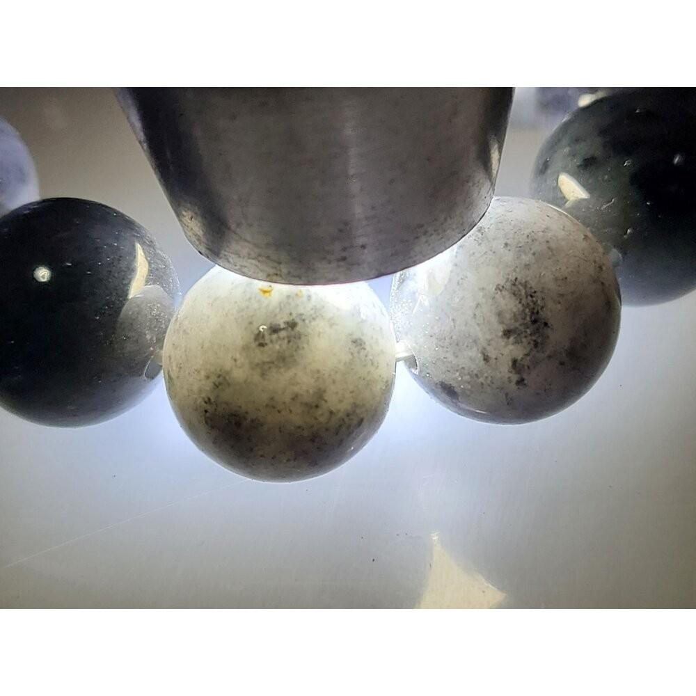 【七彩翡翠】緬甸 天然 翡翠 A貨 冰種 烏雞 烏雞種 手鐲 手珠 手串 手排-細節圖6