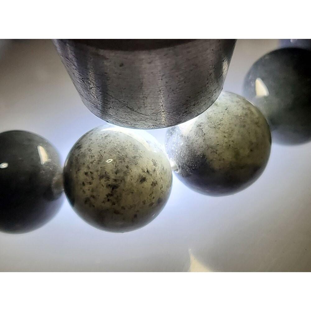 【七彩翡翠】緬甸 天然 翡翠 A貨 冰種 烏雞 烏雞種 手鐲 手珠 手串 手排-細節圖7