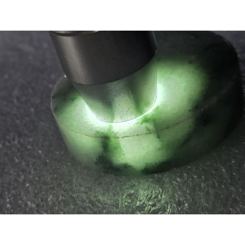 【七彩翡翠】編號91 緬甸 翡翠 天然 原石 翡翠毛料 全明料 拋光料 手鐲芯 文鎮 擺件 雕刻件 練雕-細節圖5