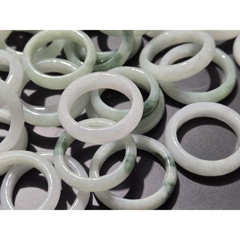 【七彩翡翠】 緬甸 天然翡翠A貨 翡翠 成品 戒指 玉戒 晴水 飄花 招財 招桃花 尾戒 防小人台灣 現貨-細節圖4