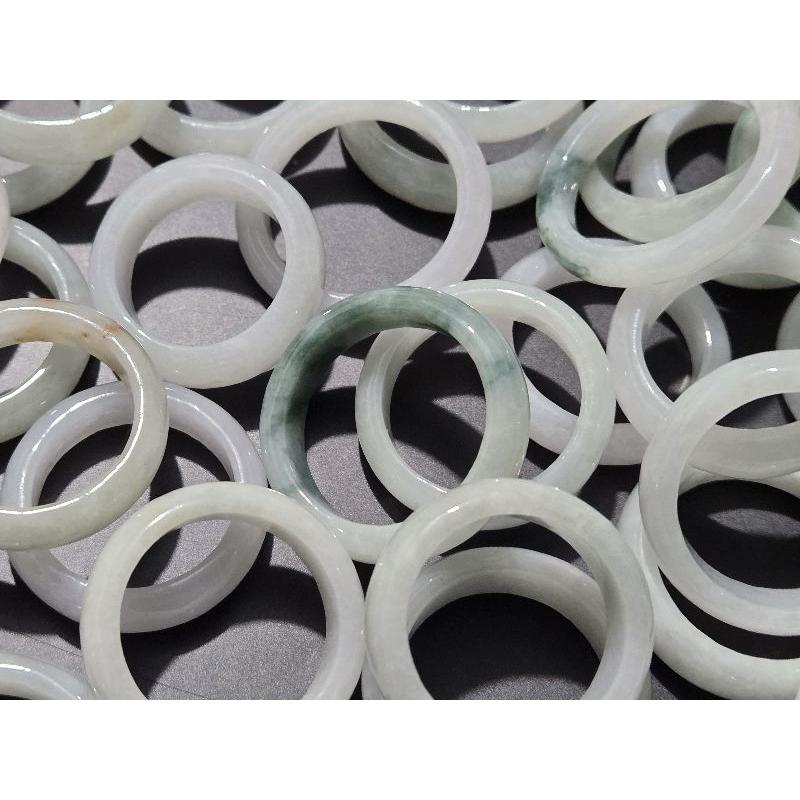 【七彩翡翠】 緬甸 天然翡翠A貨 翡翠 成品 戒指 玉戒 晴水 飄花 招財 招桃花 尾戒 防小人台灣 現貨-細節圖5