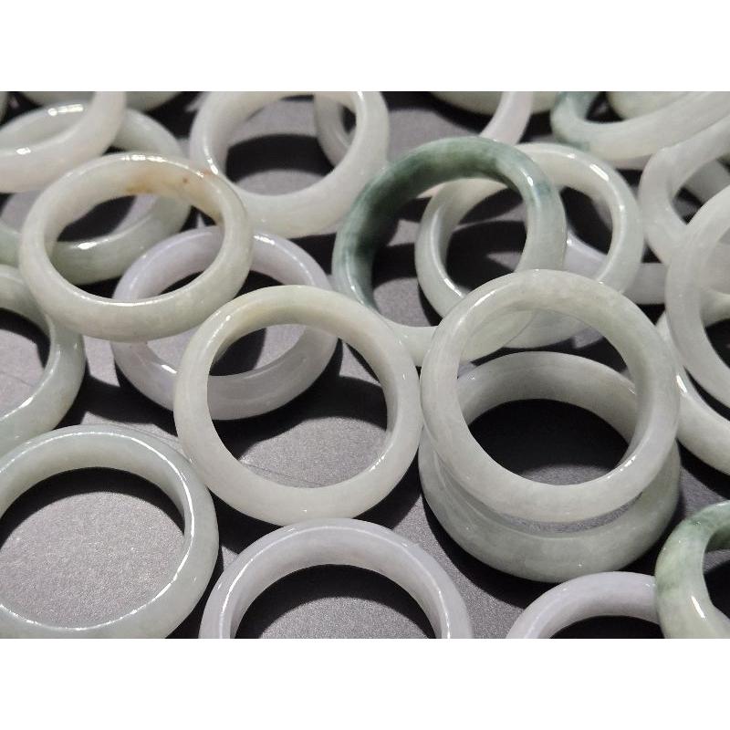 【七彩翡翠】 緬甸 天然翡翠A貨 翡翠 成品 戒指 玉戒 晴水 飄花 招財 招桃花 尾戒 防小人台灣 現貨-細節圖6