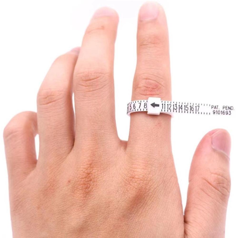 【七彩翡翠】戒圍塑膠軟尺 戒指 板指 內圍 尺寸 測量-細節圖2