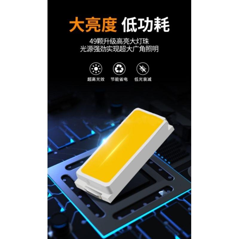 【七彩翡翠】04214 太陽能 便攜式 LED COB側燈 照明 手電筒 手機充電 野外 露營 釣魚-細節圖2