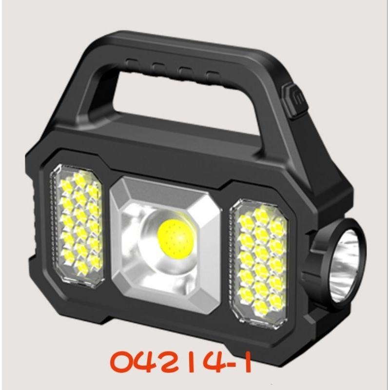 【七彩翡翠】04214 太陽能 便攜式 LED COB側燈 照明 手電筒 手機充電 野外 露營 釣魚-細節圖8