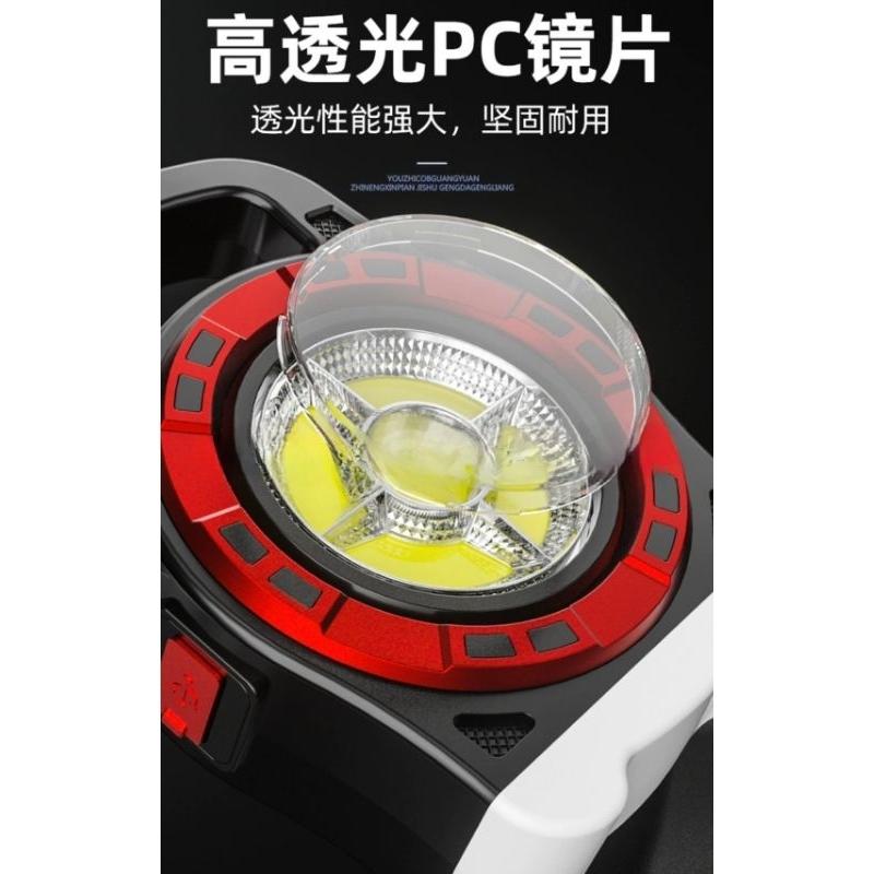 【七彩翡翠】04219 太陽能 手提式 LED COB側燈 照明 手電筒 手機充電 野外 露營 釣魚-細節圖4