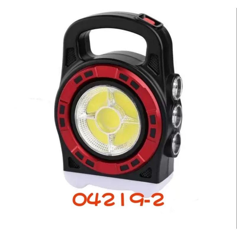 【七彩翡翠】04219 太陽能 手提式 LED COB側燈 照明 手電筒 手機充電 野外 露營 釣魚-細節圖9