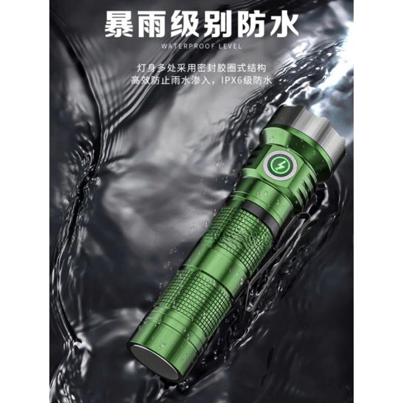 【七彩翡翠】04225 鋁合金 便攜式 七核芯 5色光源 緊急 照明 手電筒 巡邏 野外 露營 釣魚-細節圖7