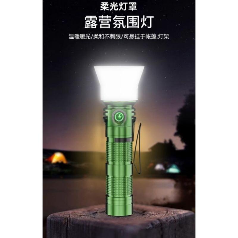 【七彩翡翠】04225 鋁合金 便攜式 七核芯 5色光源 緊急 照明 手電筒 巡邏 野外 露營 釣魚-細節圖9