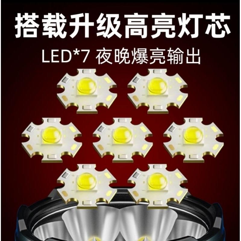 【七彩翡翠】04223 便攜式 LED COB側燈 照明 手電筒 夜跑 巡邏 野外 露營 釣魚-細節圖2