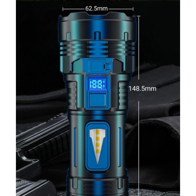 【七彩翡翠】04223 便攜式 LED COB側燈 照明 手電筒 夜跑 巡邏 野外 露營 釣魚-細節圖6