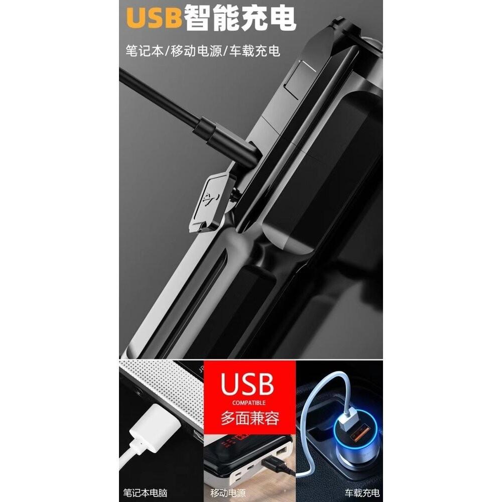 【七彩翡翠】 台灣現貨 04154 變焦 強光 手電筒 停電 照明 野外 戶外 露營 腳踏車燈 巡邏-細節圖7