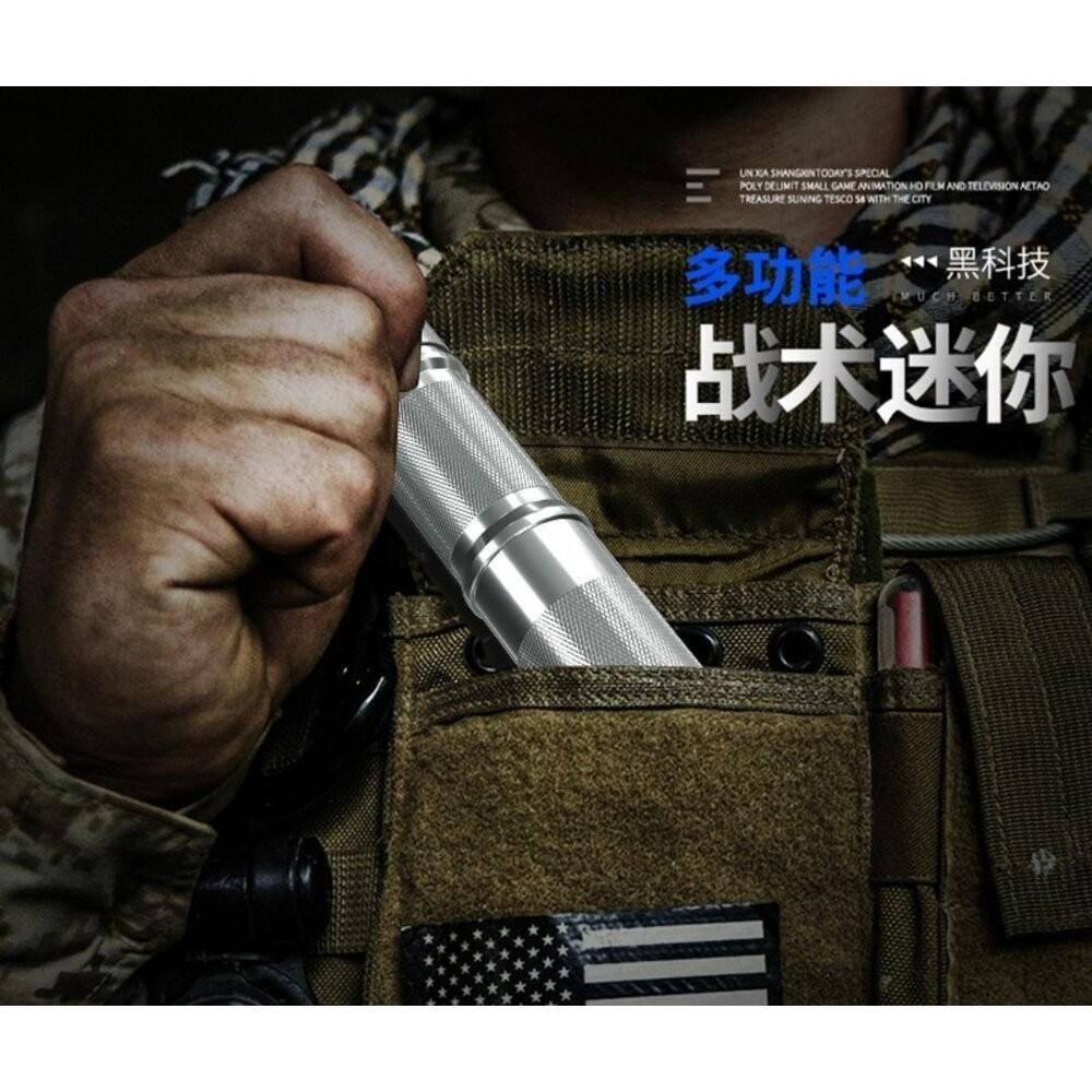 【七彩翡翠】 台灣現貨 04198 鋁合金 變焦 強光 手電筒 停電 照明 野外 戶外 露營 腳踏車燈-細節圖9