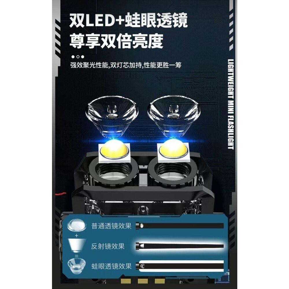 【七彩翡翠】 台灣現貨 04179 指尖陀螺 警示 手電筒 停電 照明 野外 戶外 露營  釣魚 野外求-細節圖3