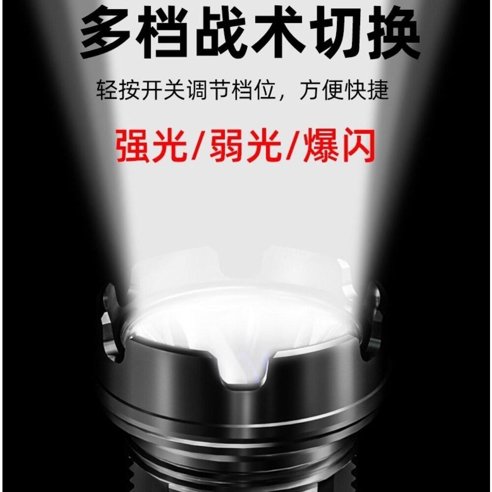 【七彩翡翠】 台灣現貨 04162 四核 隨身 強光 手電筒 停電 照明 野外 戶外 露營 登山 釣魚-細節圖3