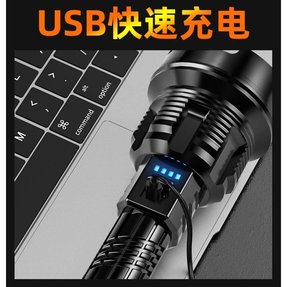 【七彩翡翠】 台灣現貨 04162 四核 隨身 強光 手電筒 停電 照明 野外 戶外 露營 登山 釣魚-細節圖5