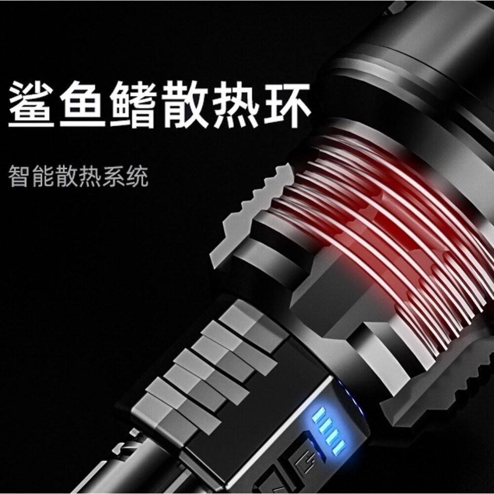 【七彩翡翠】 台灣現貨 04162 四核 隨身 強光 手電筒 停電 照明 野外 戶外 露營 登山 釣魚-細節圖6