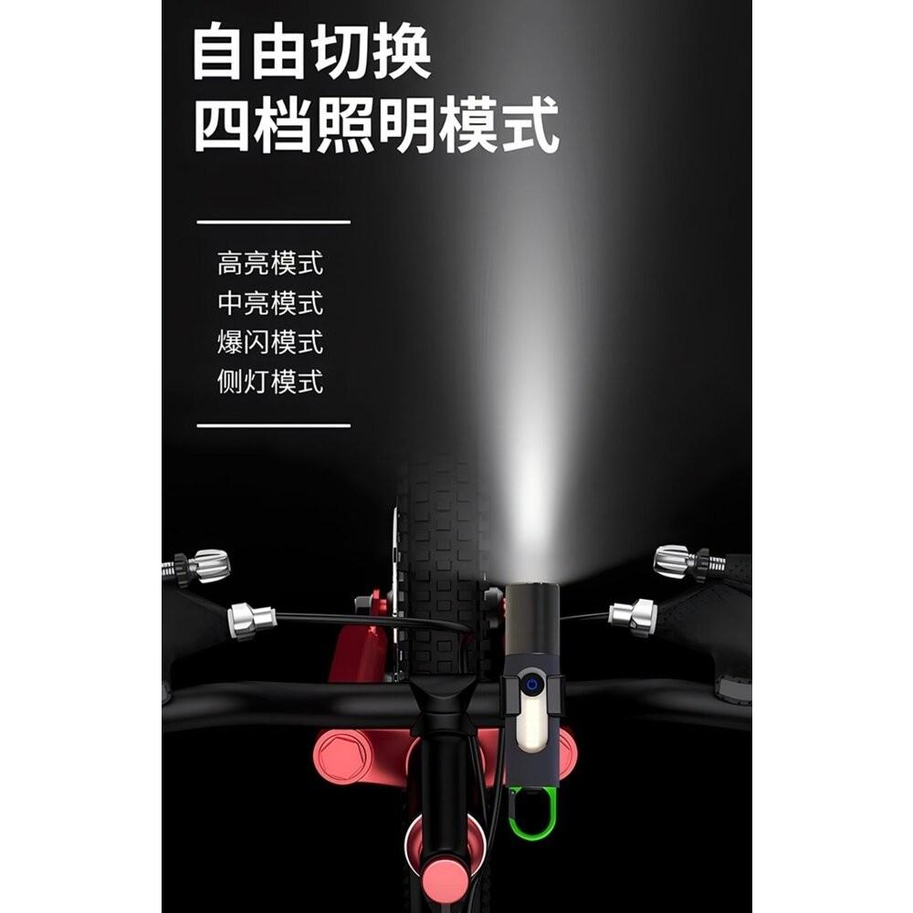 【七彩翡翠】 台灣現貨 04185 變焦 強光 手電筒 氛圍燈 停電 照明 野外 戶外 露營 腳踏車燈-細節圖8