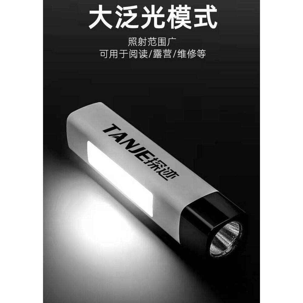 【七彩翡翠】 台灣現貨 04155 側燈 強光 手電筒 停電 照明 野外 戶外 露營 腳踏車燈 跑步 登-細節圖4