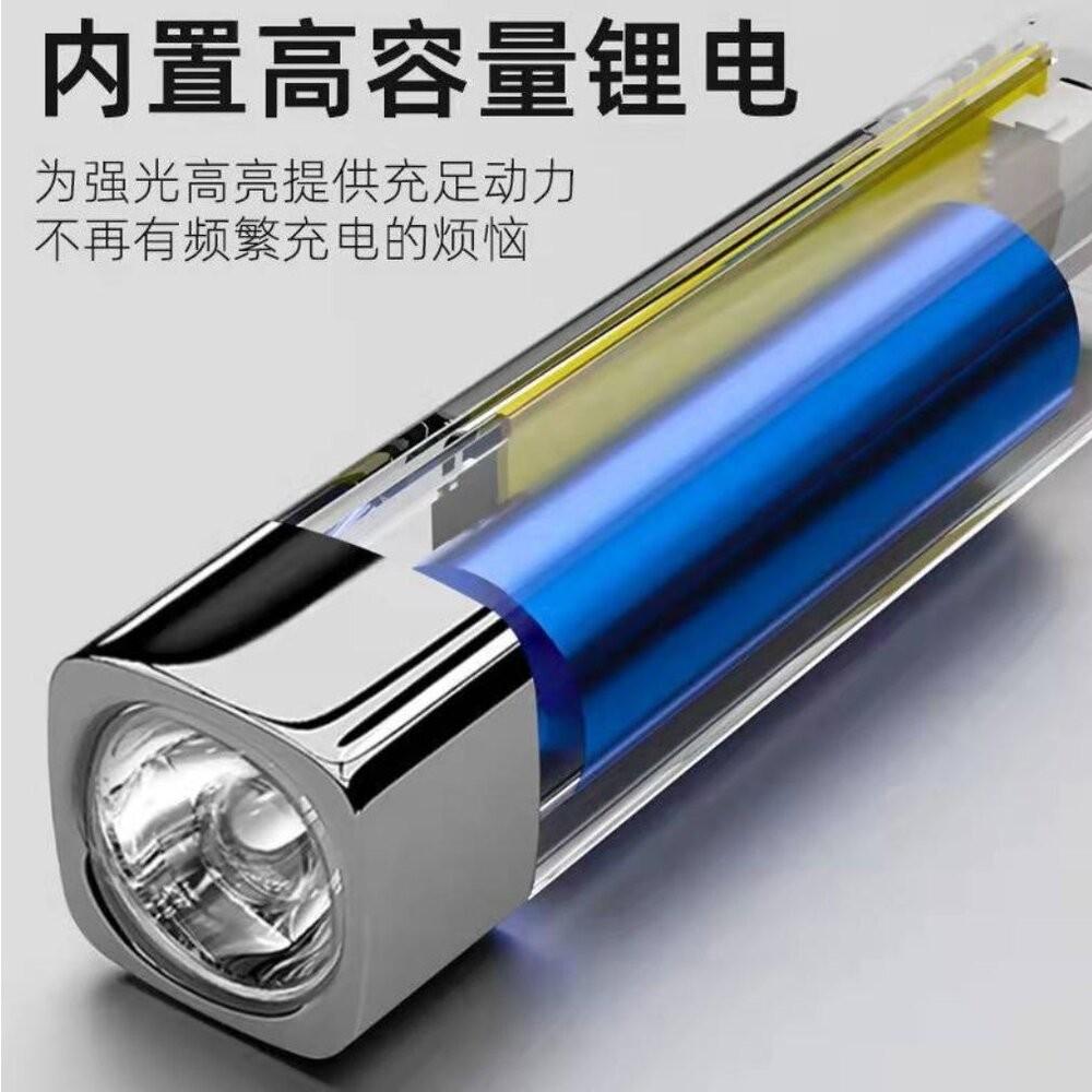 【七彩翡翠】 台灣現貨 04155 側燈 強光 手電筒 停電 照明 野外 戶外 露營 腳踏車燈 跑步 登-細節圖5