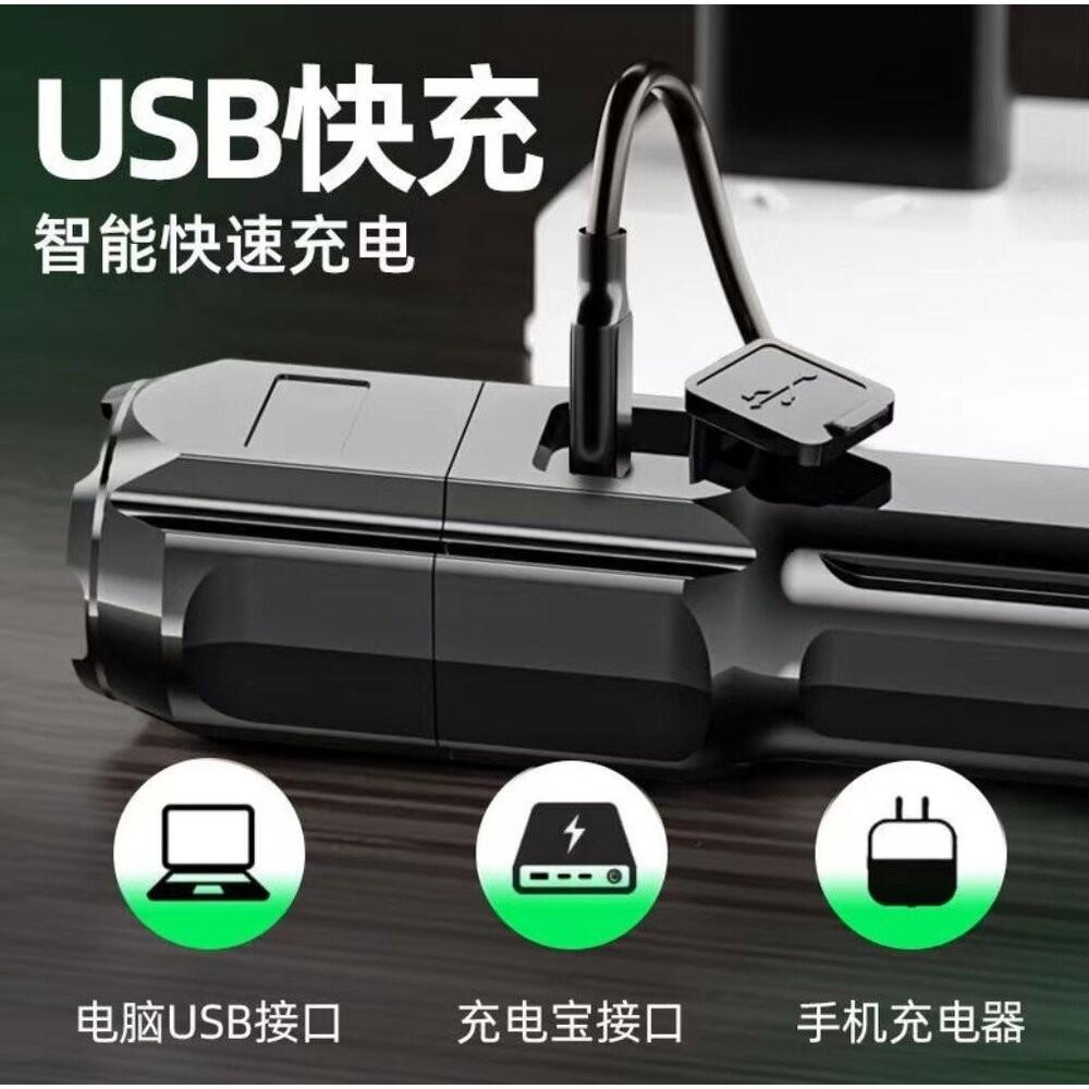 【七彩翡翠】 台灣現貨 04191 變焦 強光 手電筒 停電 照明 野外 戶外 露營 腳踏車燈 釣魚 夜-細節圖6