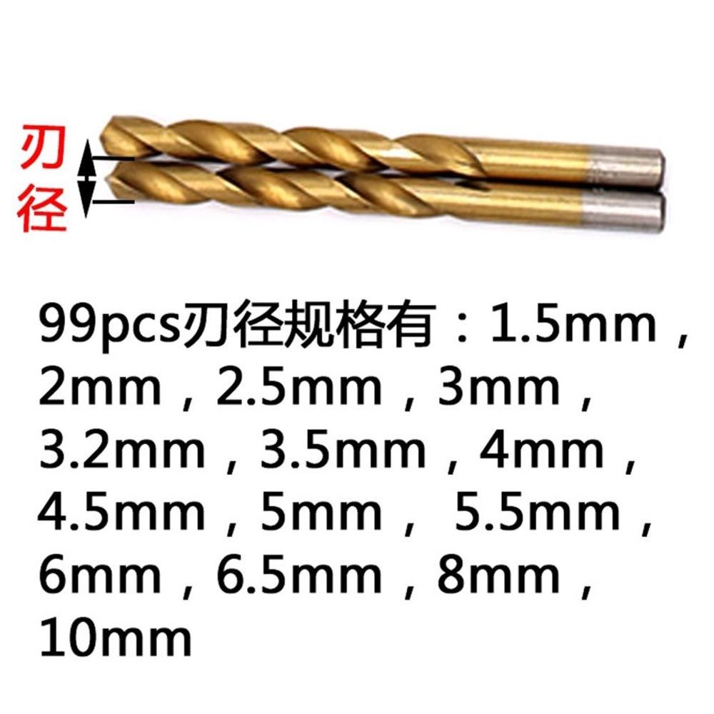 【七彩翡翠】高速鋼 鍍鈦 麻花鑽頭 木材 角鐵 鋁合金 鑽孔 開孔-細節圖2