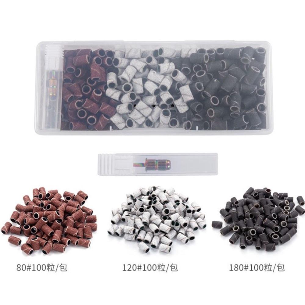 【七彩翡翠】美甲 打磨 砂紙圈 打磨頭 磨甲機 砂紙 卸甲 美甲工具 美甲套組-細節圖4