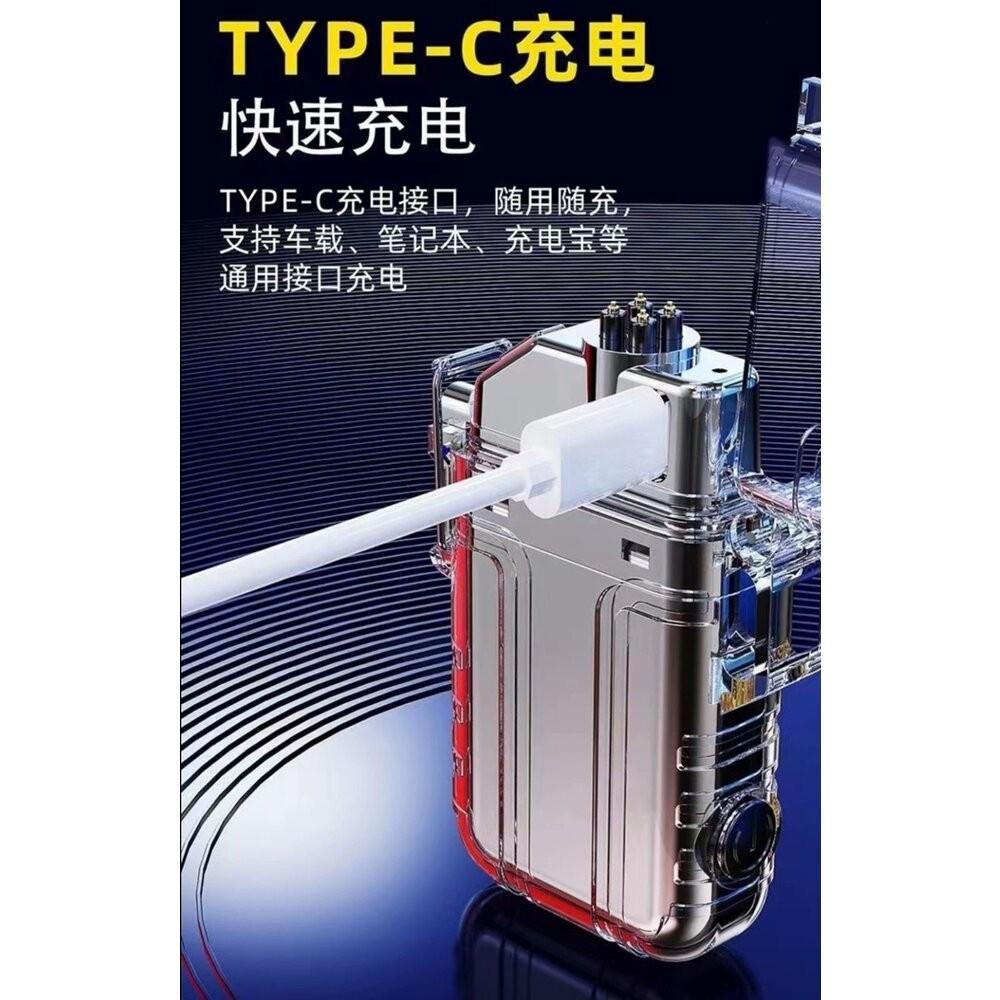 【七彩翡翠】 台灣現貨 04178 電弧 打火機 充電打火機 防風打火機 工作燈  停電 照明 野外 戶-細節圖6