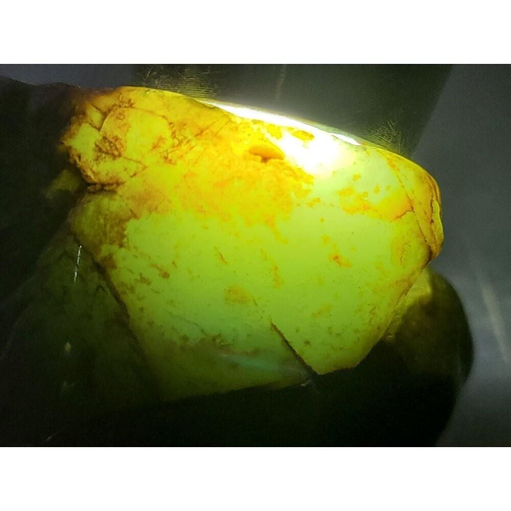 【七彩翡翠】危料 瓜料 瓜地馬拉 脫砂 發黑 原石 賭 冰種 牌子 戒面 台灣出貨  230g-細節圖2