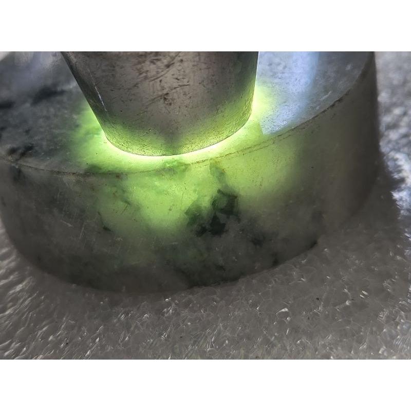 【七彩翡翠】編號65 緬甸 翡翠 天然 原石 翡翠毛料 全明料 拋光料 手鐲芯 文鎮 擺件 雕刻件 練雕-細節圖5