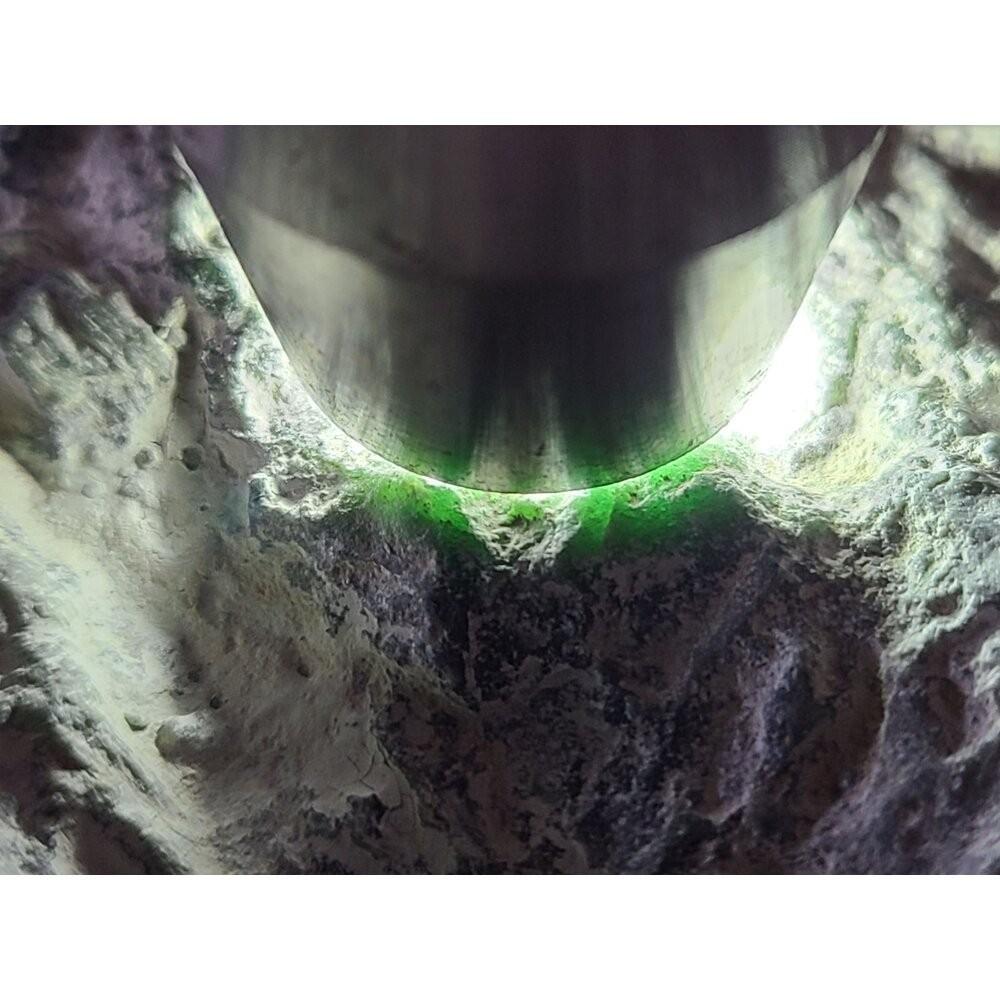 【七彩翡翠】危料 瓜料 瓜地馬拉 脫砂 墨翠 原石 賭 牌子 戒面 台灣出貨  484g-細節圖6