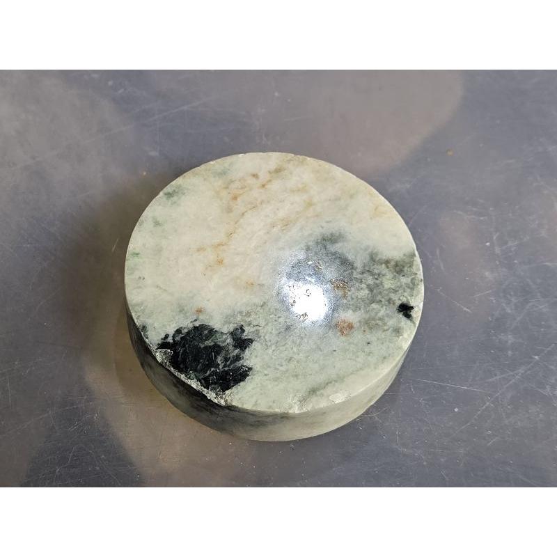 【七彩翡翠】編號28 緬甸 翡翠 天然 原石 翡翠毛料 全明料 拋光料 手鐲芯 文鎮 擺件 雕刻件 練雕-細節圖2