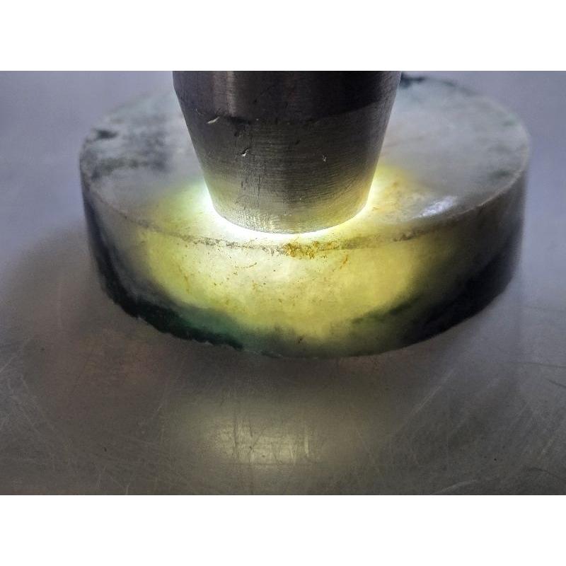 【七彩翡翠】編號28 緬甸 翡翠 天然 原石 翡翠毛料 全明料 拋光料 手鐲芯 文鎮 擺件 雕刻件 練雕-細節圖3