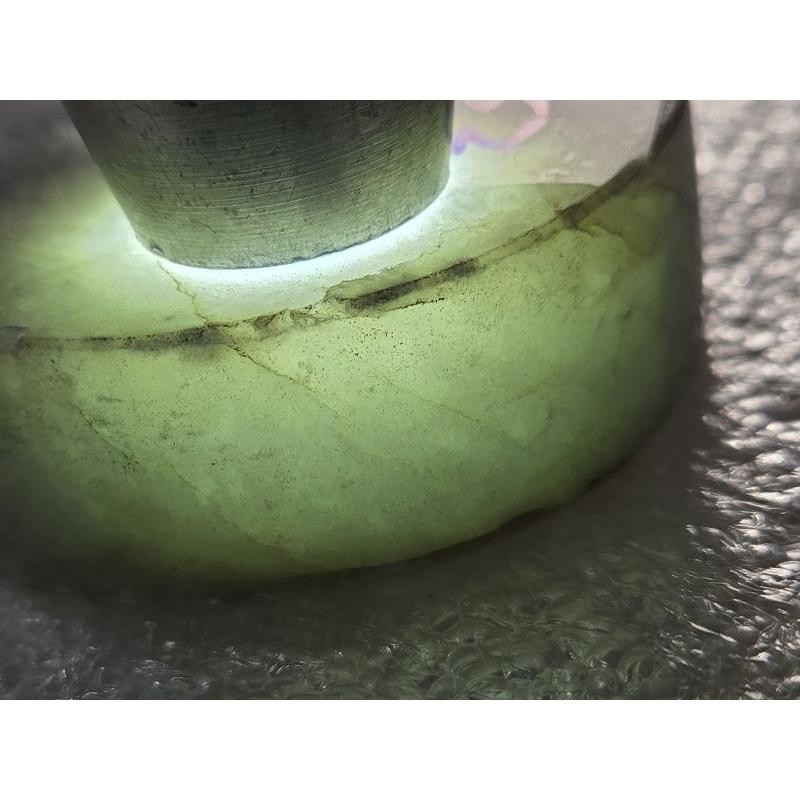 【七彩翡翠】編號152 緬甸 翡翠 天然 原石 翡翠毛料 全明料 拋光料 手鐲芯 文鎮 擺件 雕刻件 練雕-細節圖4