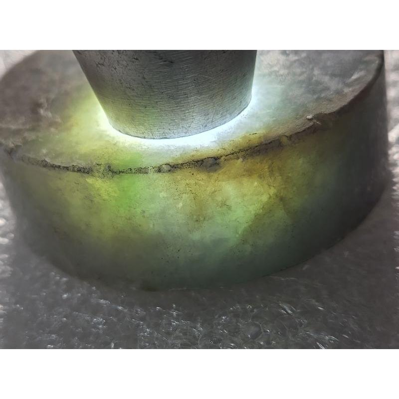 【七彩翡翠】編號152 緬甸 翡翠 天然 原石 翡翠毛料 全明料 拋光料 手鐲芯 文鎮 擺件 雕刻件 練雕-細節圖5