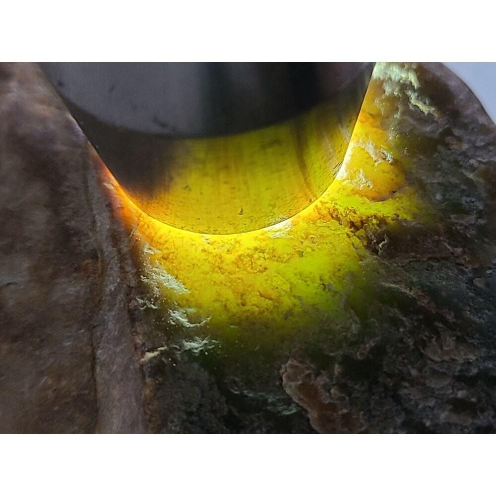 【七彩翡翠】危料 瓜料 瓜地馬拉 脫砂 發黑 原石 賭 冰種 牌子 戒面 台灣出貨  334g-細節圖4