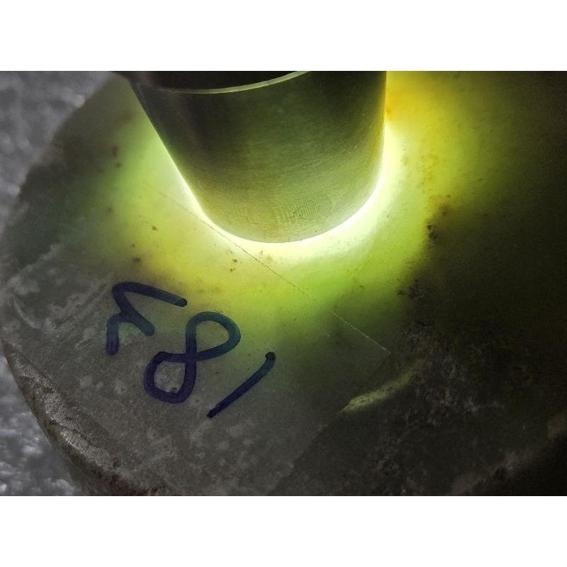 【七彩翡翠】編號183 緬甸 翡翠 天然 原石 翡翠毛料 全明料 拋光料 手鐲芯 文鎮 擺件 雕刻件 練雕-細節圖7