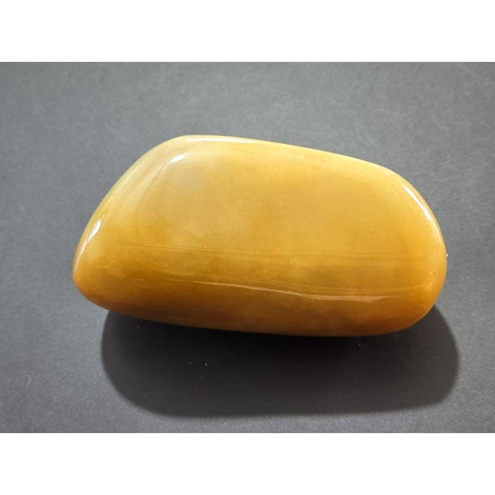 【七彩翡翠】 0401 天然A貨 緬甸 翡翠 原石掛件 原石 吊墜 墜子 吊飾  隨形牌 黃翡-細節圖4