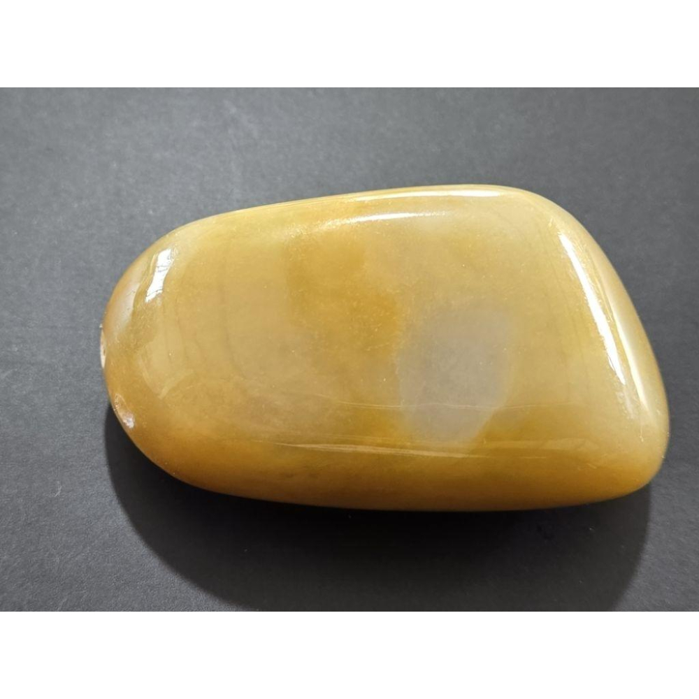 【七彩翡翠】 0401 天然A貨 緬甸 翡翠 原石掛件 原石 吊墜 墜子 吊飾  隨形牌 黃翡-細節圖5