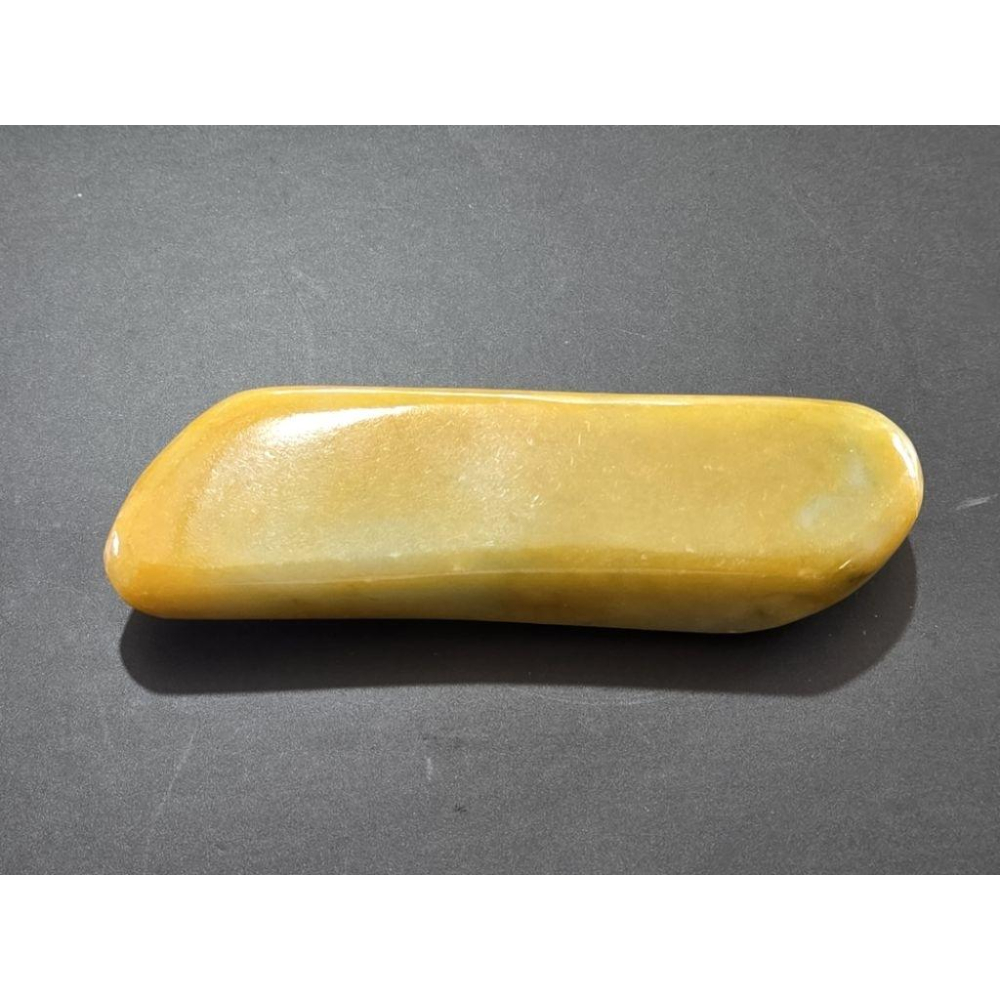 【七彩翡翠】 0405 天然A貨 緬甸 翡翠 原石掛件 原石 吊墜 墜子 吊飾  隨形牌 黃翡-細節圖3