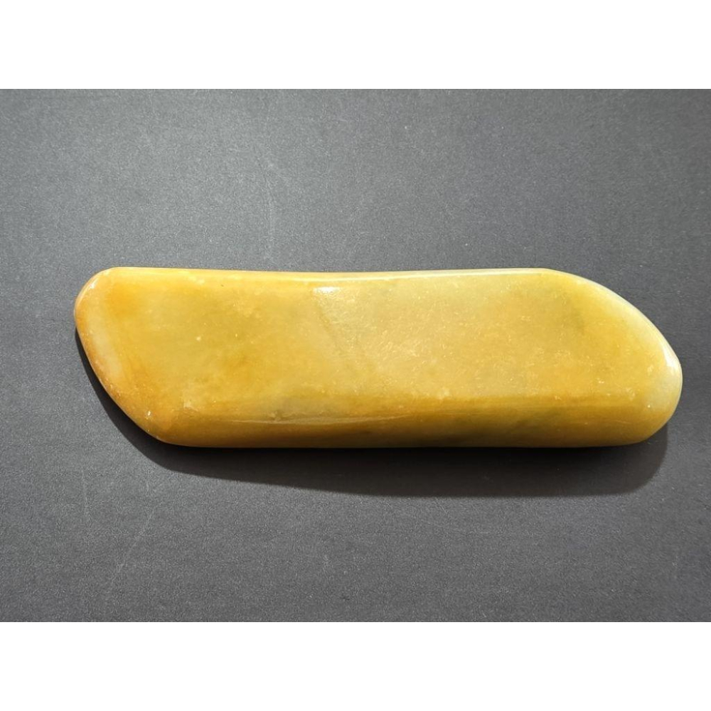 【七彩翡翠】 0405 天然A貨 緬甸 翡翠 原石掛件 原石 吊墜 墜子 吊飾  隨形牌 黃翡-細節圖4